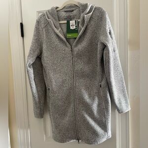 Women's L.L.Bean Sweater Fleece Coat Large